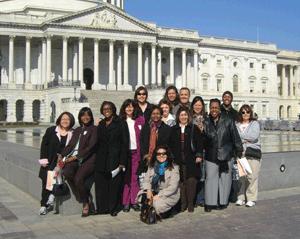 Group of participants visited the U.S. Capitol