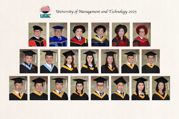 A collage of class of 2025 UMT HK Graduates